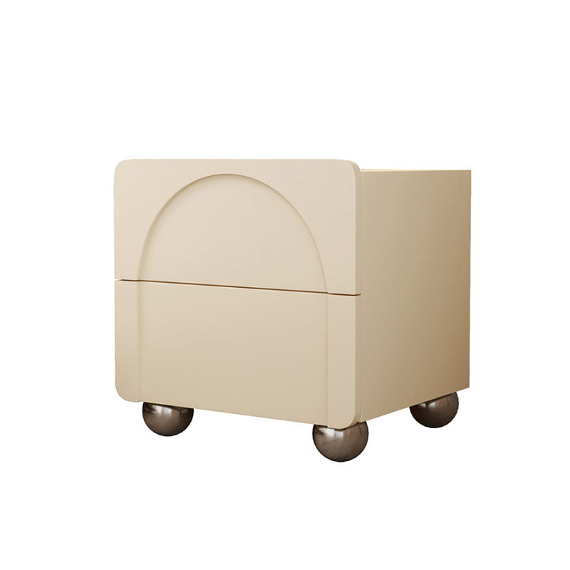 Niomi Bedside Table, Cream