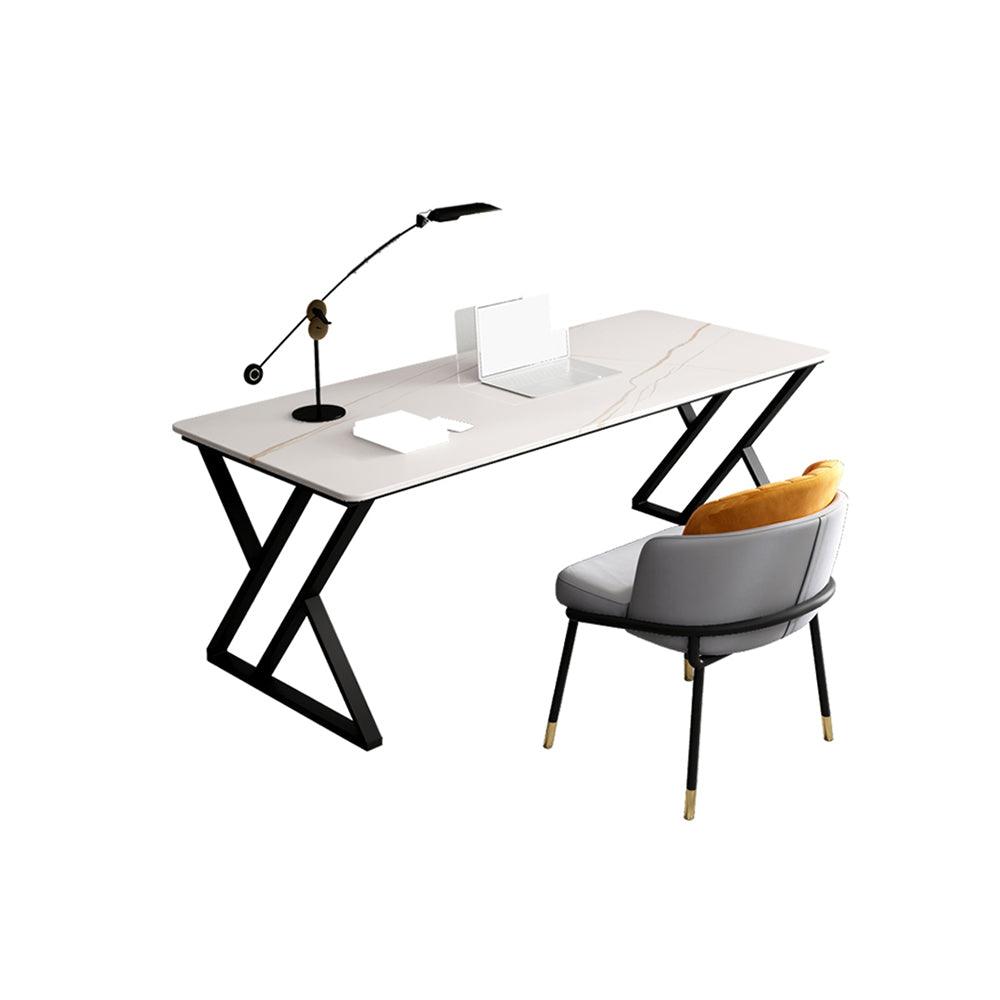 Simone Office Desk, Sintered Stone