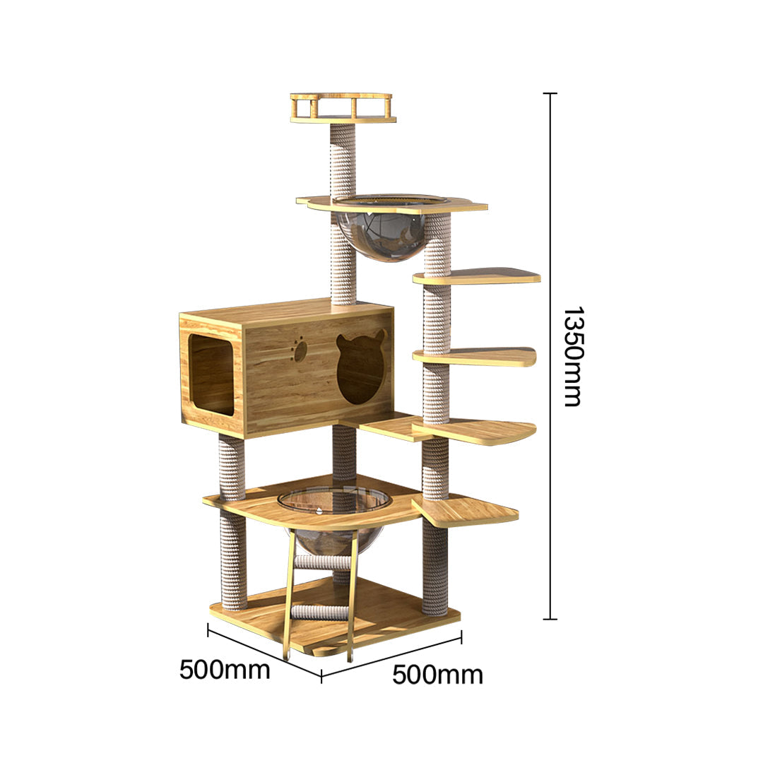 Hester Cat Climber, Cat Tree, Wood
