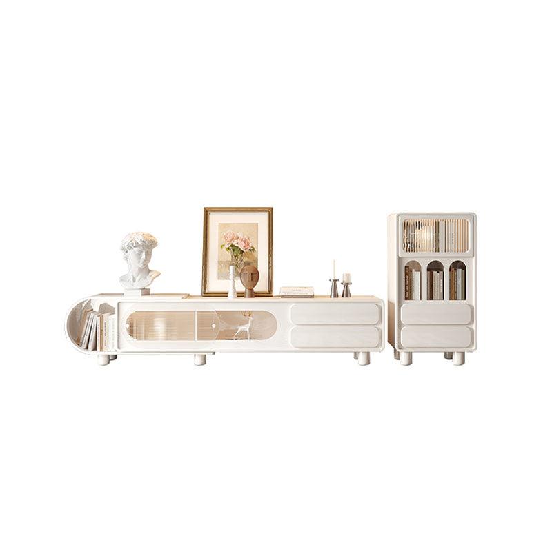 Odelette Living Room Set, Odelette TV Stand And Sideboard, Cream