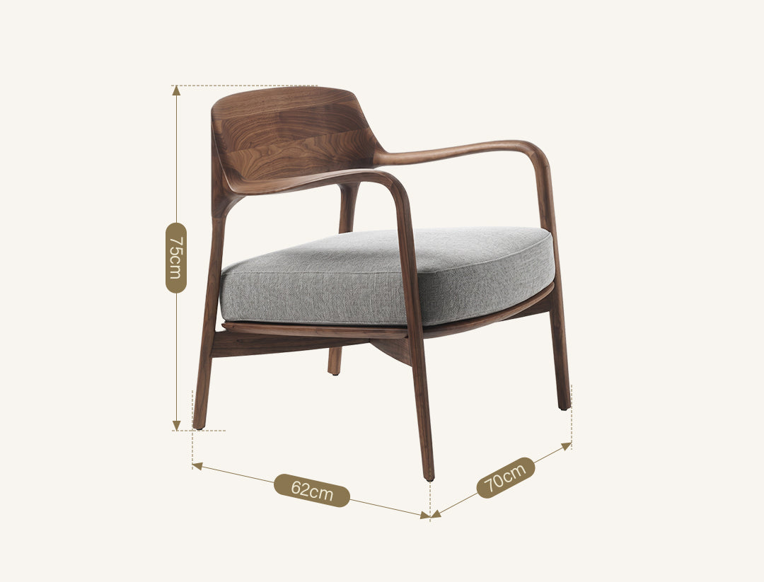 Hans Wegner Inspired Armchair, Dark Oak
