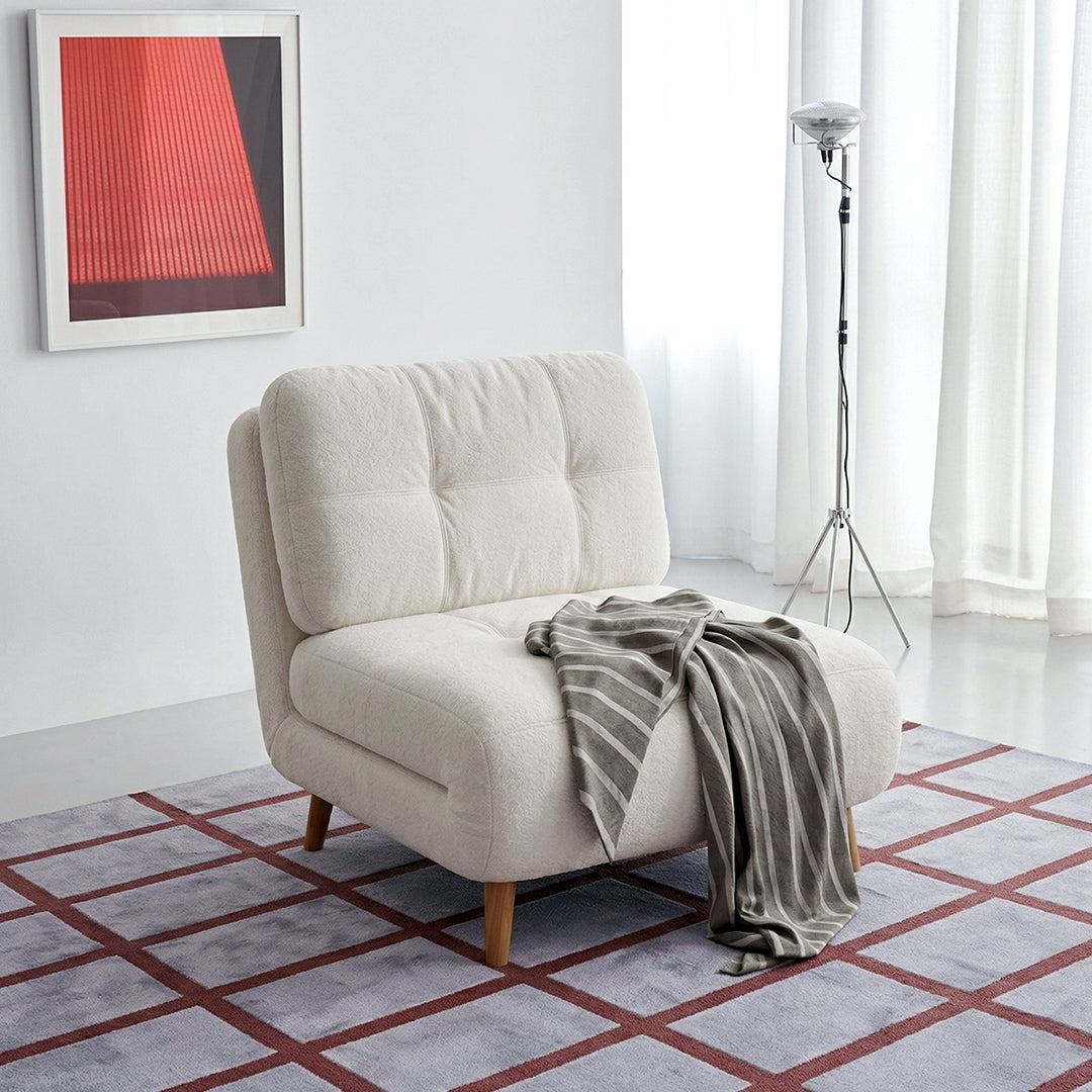 Evans Single Seater, Two Seater Sofa Bed, Velvet