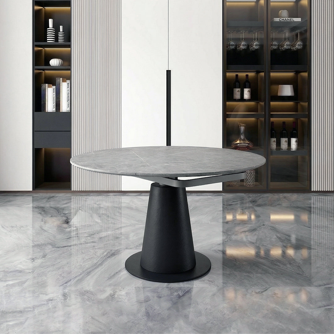 Lessie Extendable Dining Table, Sintered Stone