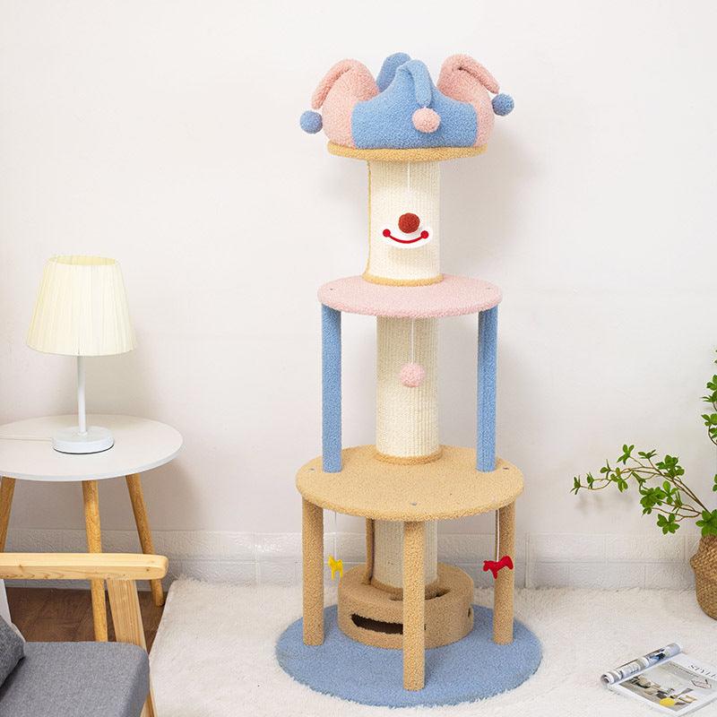 Lori Cat Climber, Cat Tree, Coral Fleece