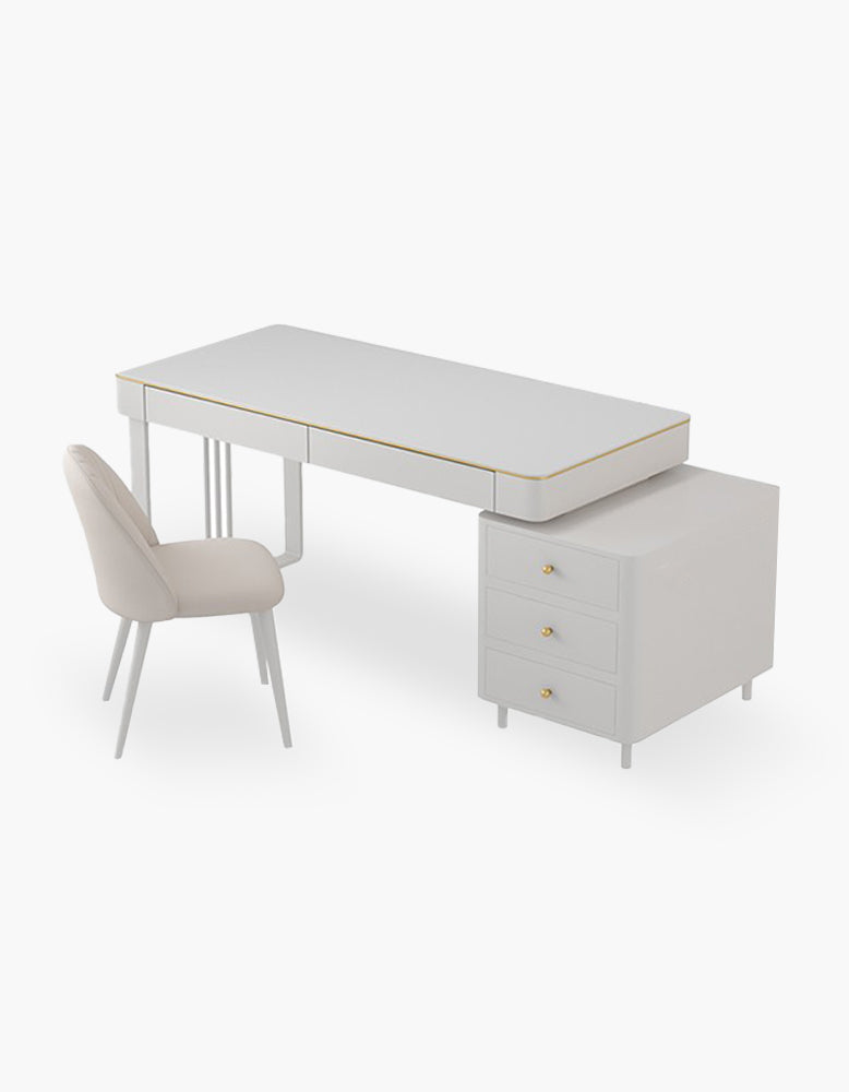 Elmer Office Desk, Sintered Stone