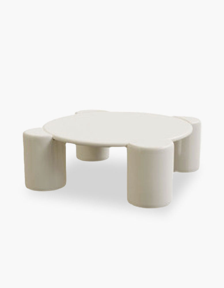 Nova Flower Nesting Coffee Table, White
