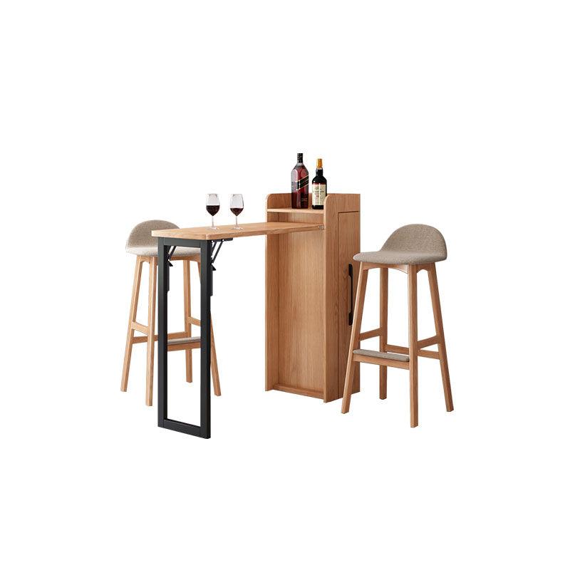 Liz Bar Table Set, Oak, Extandable