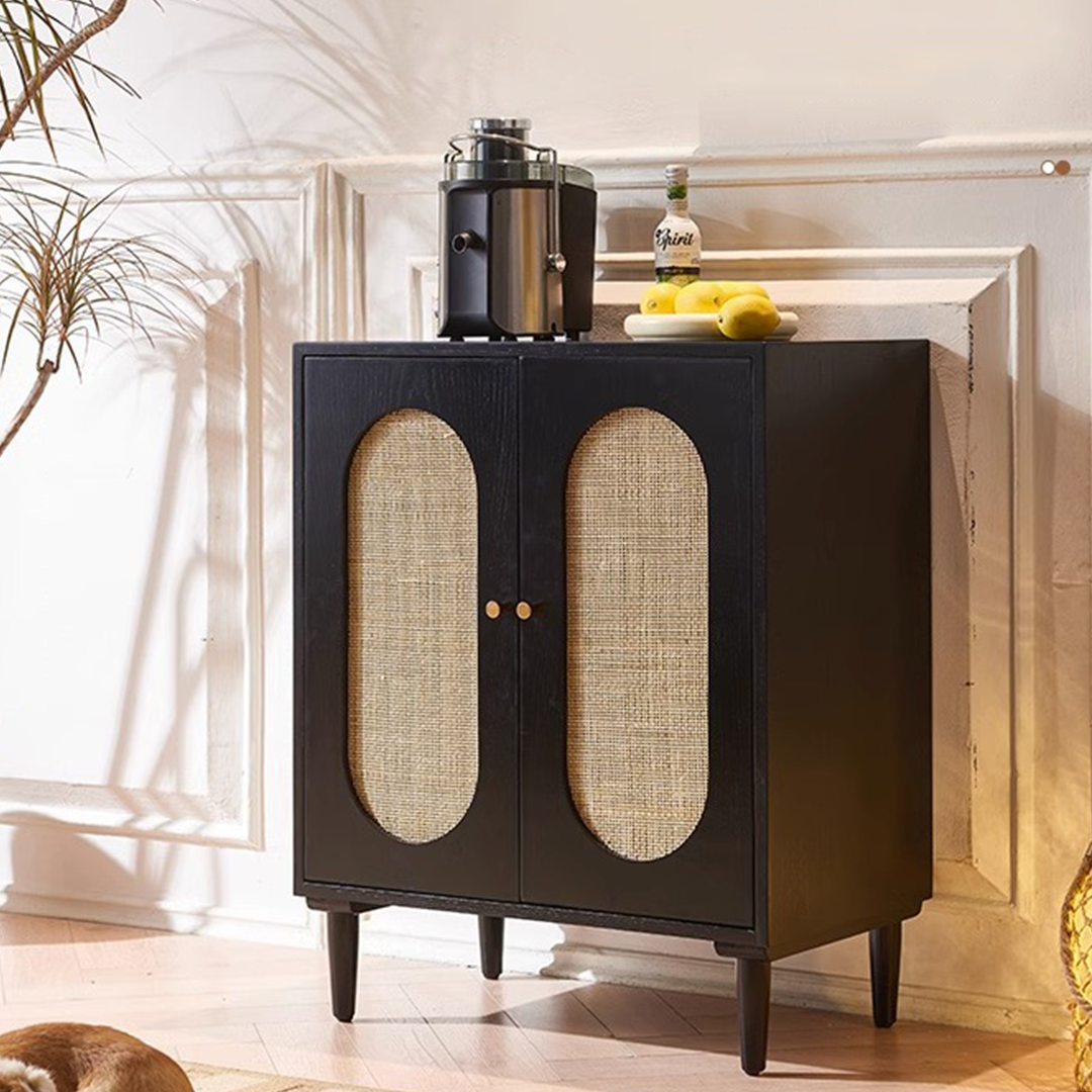 Beatrix Retro Rattan Sideboard