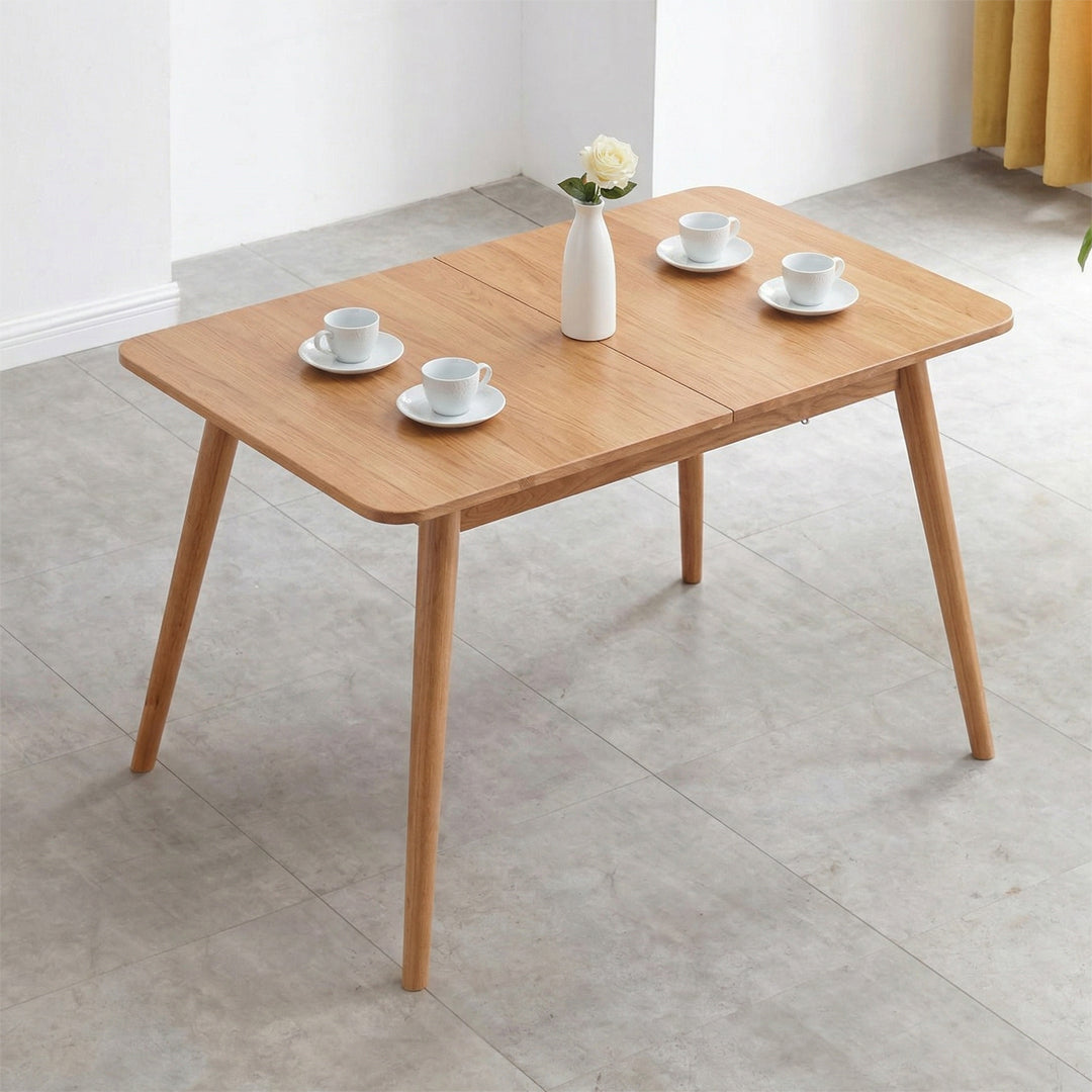 Delicia Extendable Dining Table, Ash