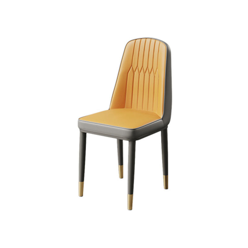 A Set of 2 Scott Dining Chairs, PU Leather