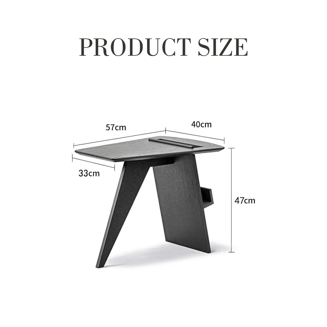 Pallas Side Table, With Magazine Rack
