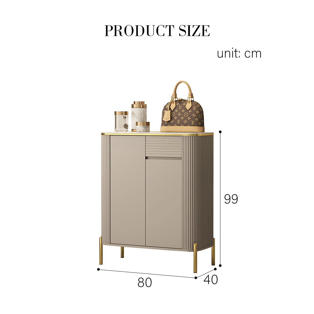 Malvina Shoe Storage, Light Grey