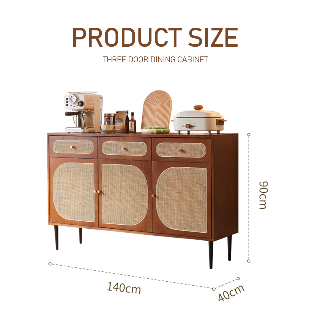 Antonio Long Sideboard, Solid Wood
