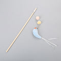 Pole Wooden Pole Funny Cat Stick Flexible For Cat Bell Funny Cat Stick Elastic Rope Woodenfor Cat
