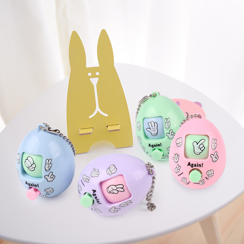Interactive Rock Paper Scissors Boxing Game Toy - Fun Face-Changing Capsule for Kids Ages 4-6