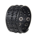 Retro Wide Leather Hand-strung Bracelet For Men And Women