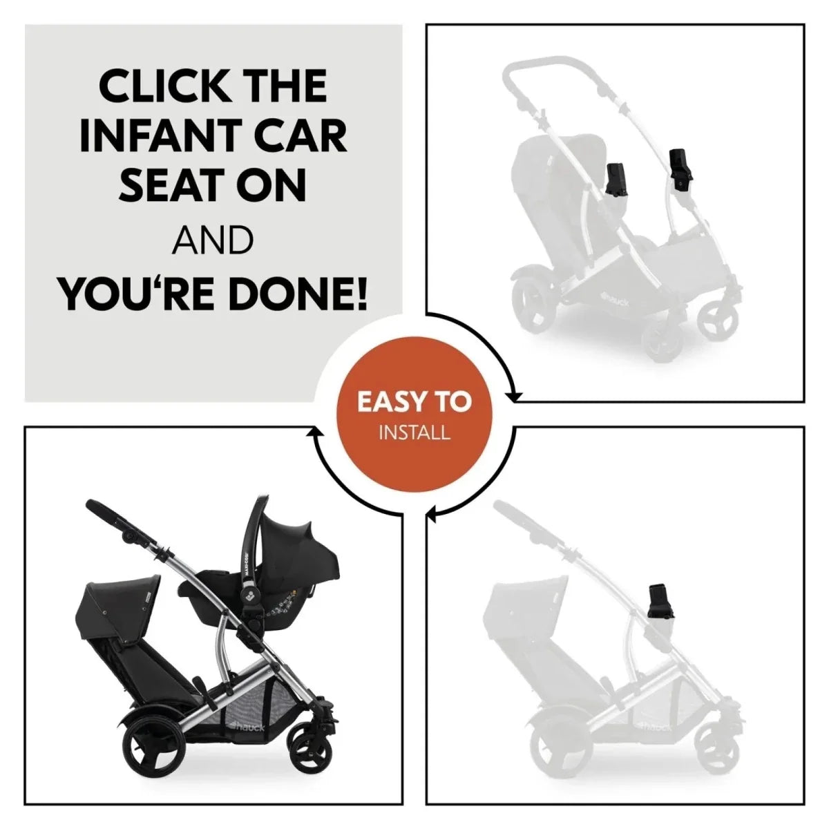 Hauck Duett 2 Car Seat Adaptors