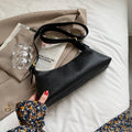 Simple Solid Color One-shoulder Messenger Women's Bag