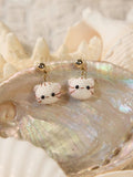 Tiny Kitten Micro Earrings