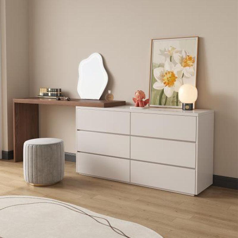 Nevada Dressing Table with Sideboard & Stool