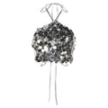 Women's Fashion Halter Backless Sequined Vest