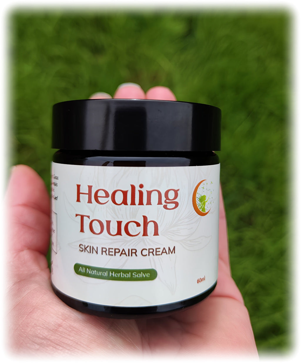 Healing Touch Skin Moisturise & Repair Cream - skin conditions, after sun, tattoo care, cuts, burns...