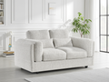Bari 2-Seater Fabric Sofa with Chunky Armrests