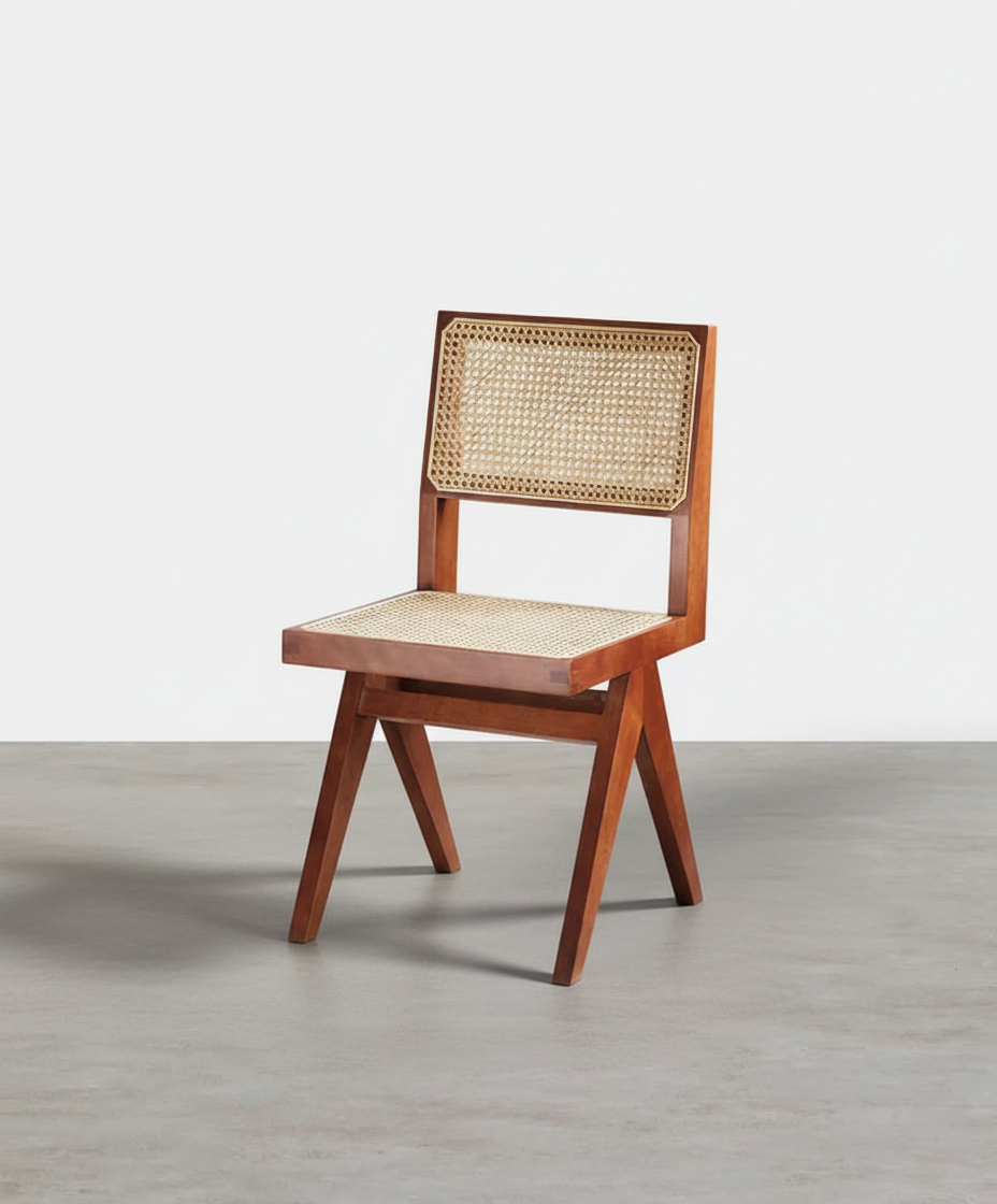 Caribbean Rattan Dining Chair, Oak