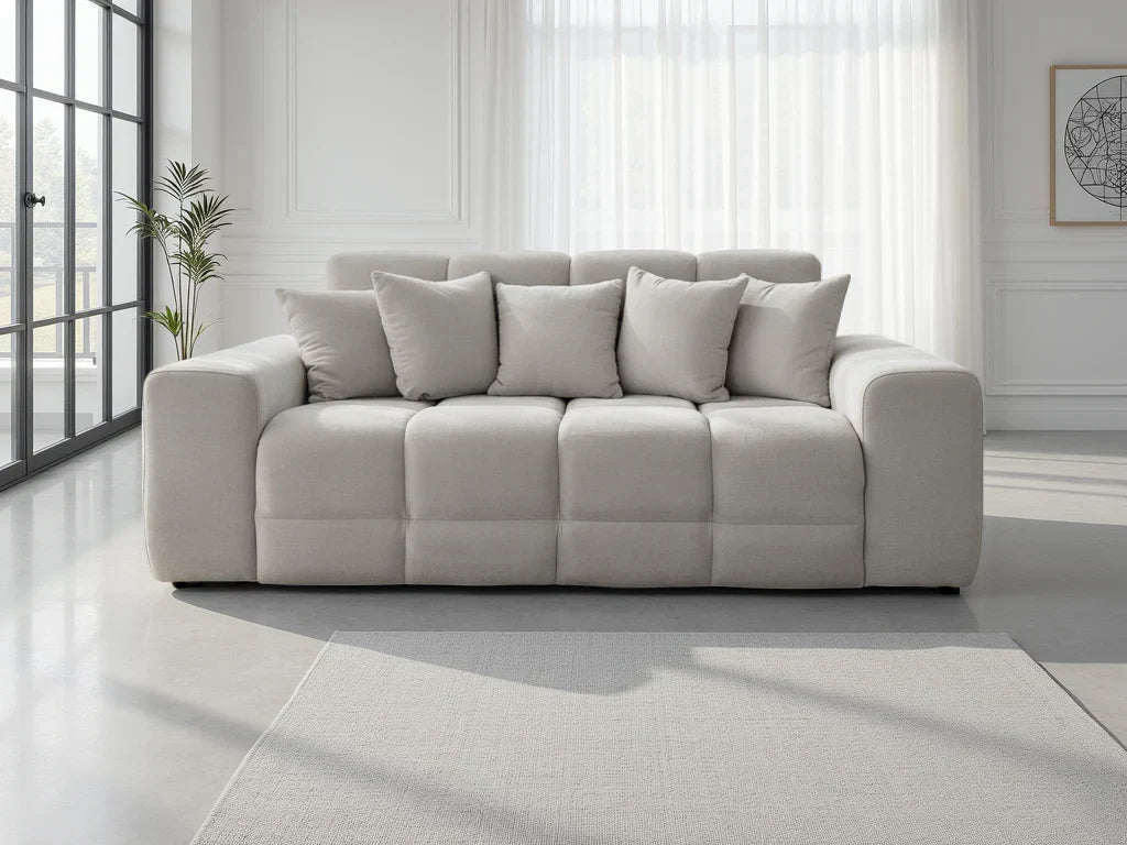 Jacob Ribbed 3-Seater Sofa