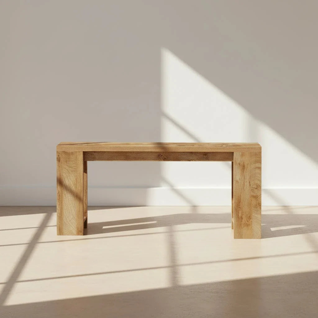 160cm Rustic Farmhouse Console Table - Entryway & Sofa Table with Storage