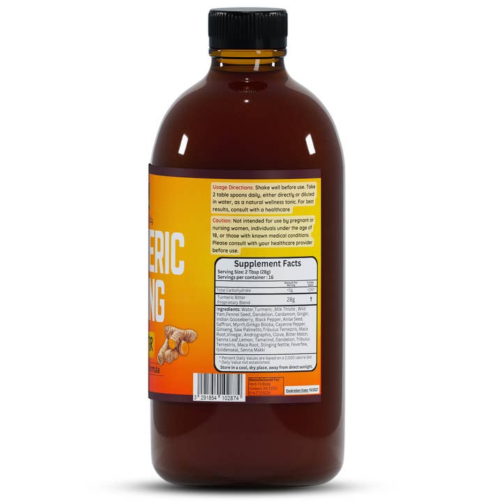 Turmeric Living Bitter  - Gentle Detox Formula 500ml