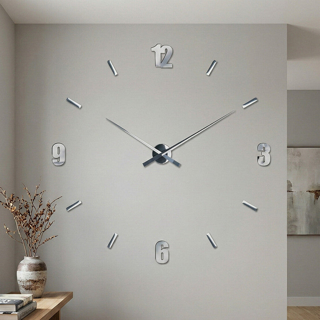 DIY Mirrored Wall Clock | Verdian