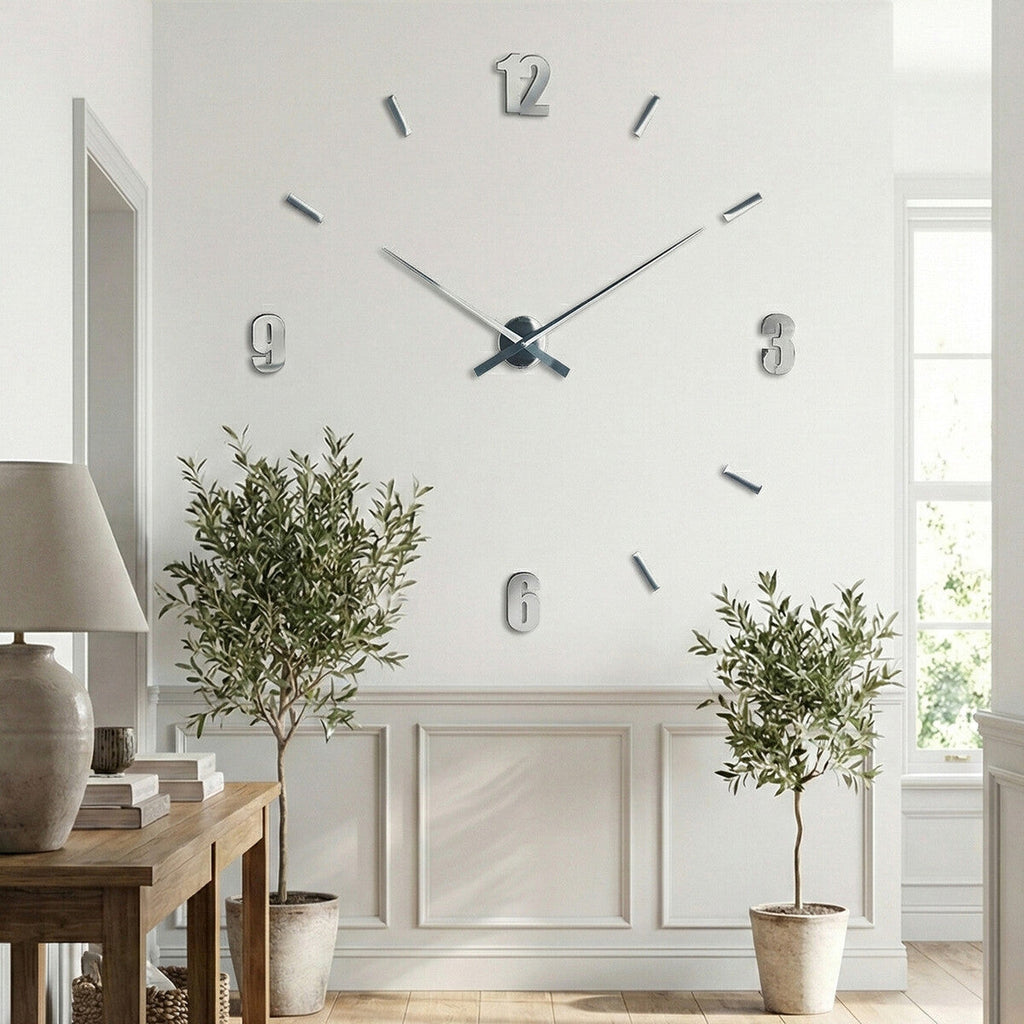 DIY Mirrored Wall Clock | Verdian