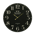 60cm Dia Classical Black Wall Clock | Destini