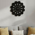 51cm Dia Black Discs Design Wall Clock | Datsun