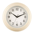 25cm Dia Vintage Cream Wall Clock | Elliot
