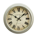 35cm Dia Grey Finish Wall Clock | Vermont