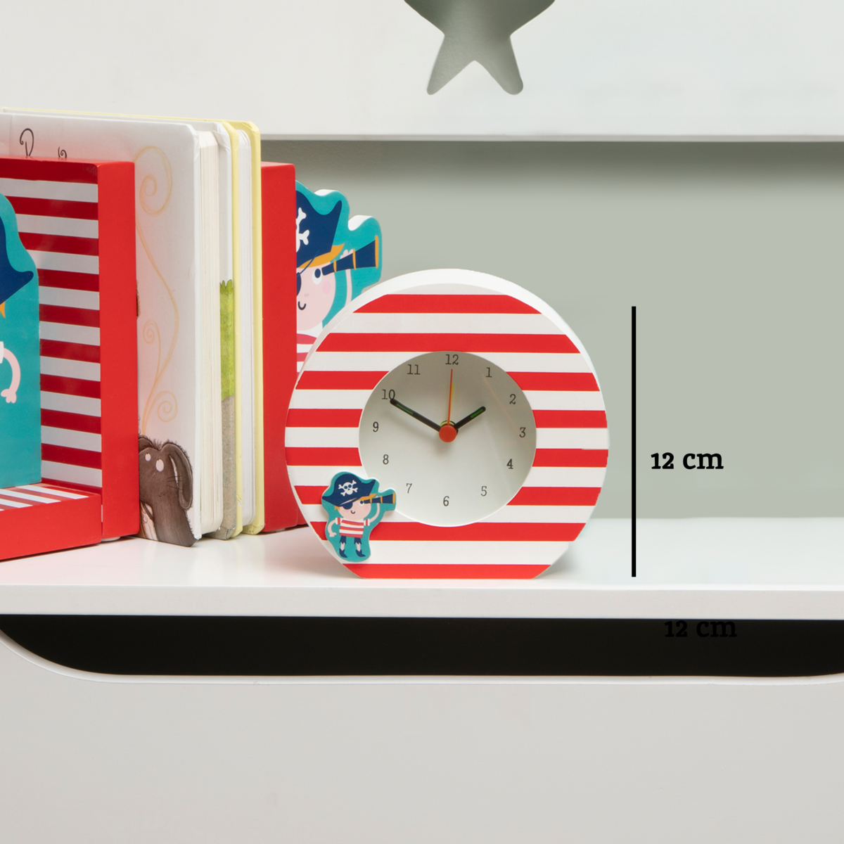 Pirate Table Clock