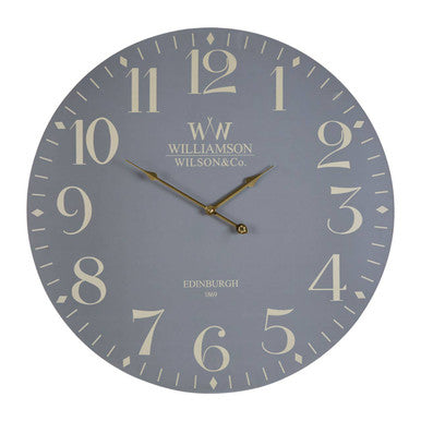 Destini 60cm Dia Classic Grey Wall Clock
