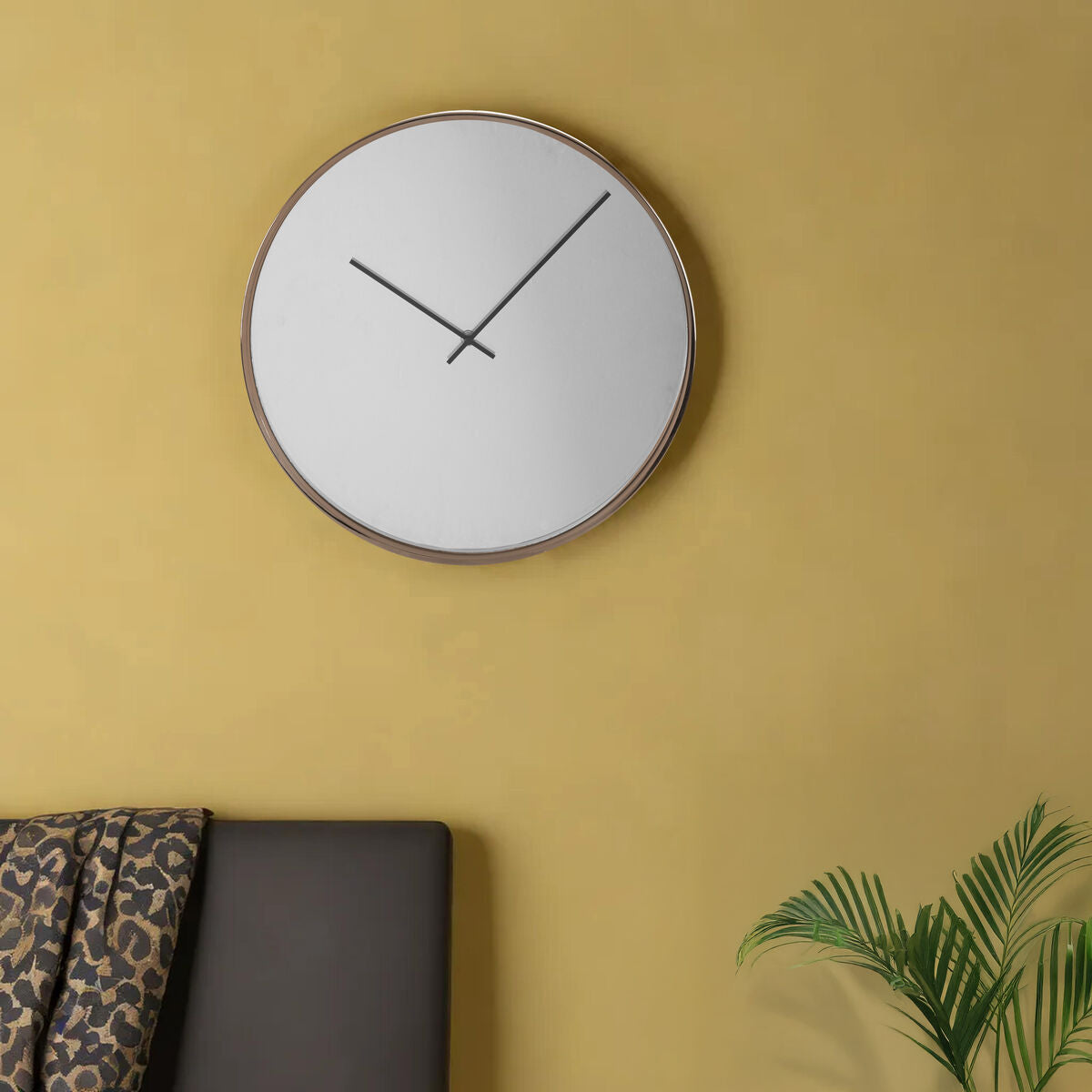 Baillie 40cm Dia Mirror Face Wall Clock