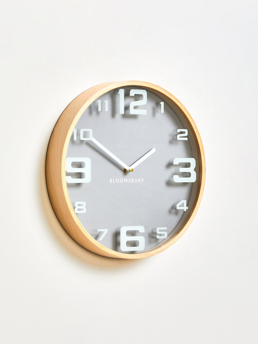 Vitus 31.5cm Dia Grey Wall Clock