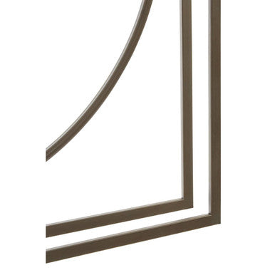 Trinity 105cm Dia Rust Finish Wall Clock