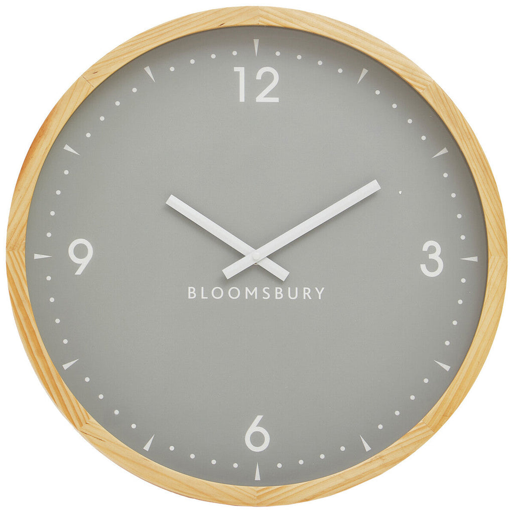 50cm Dia Grey Wall Clock | Vitus