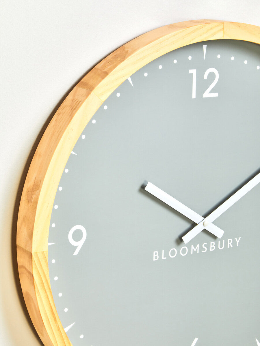 Vitus 50cm Dia Grey Wall Clock