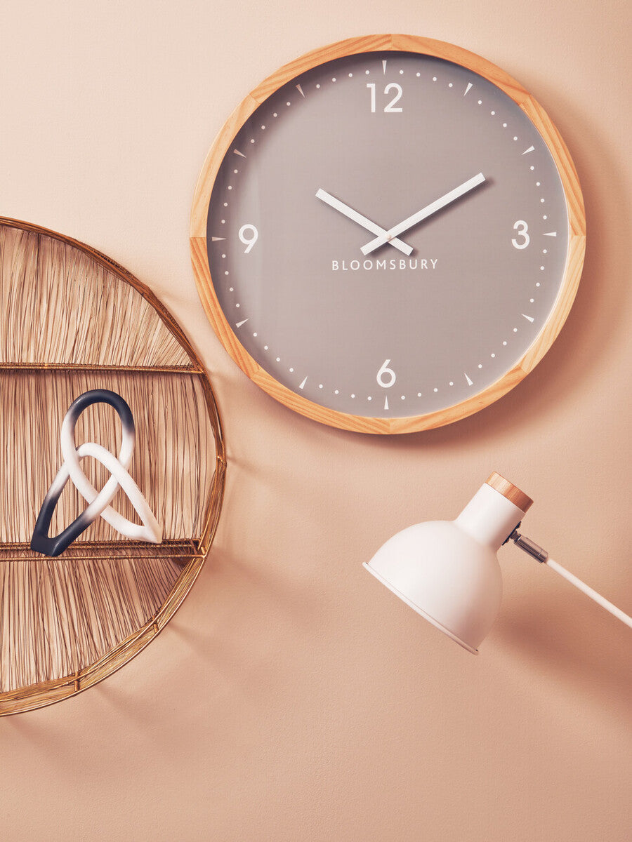 Vitus 50cm Dia Grey Wall Clock