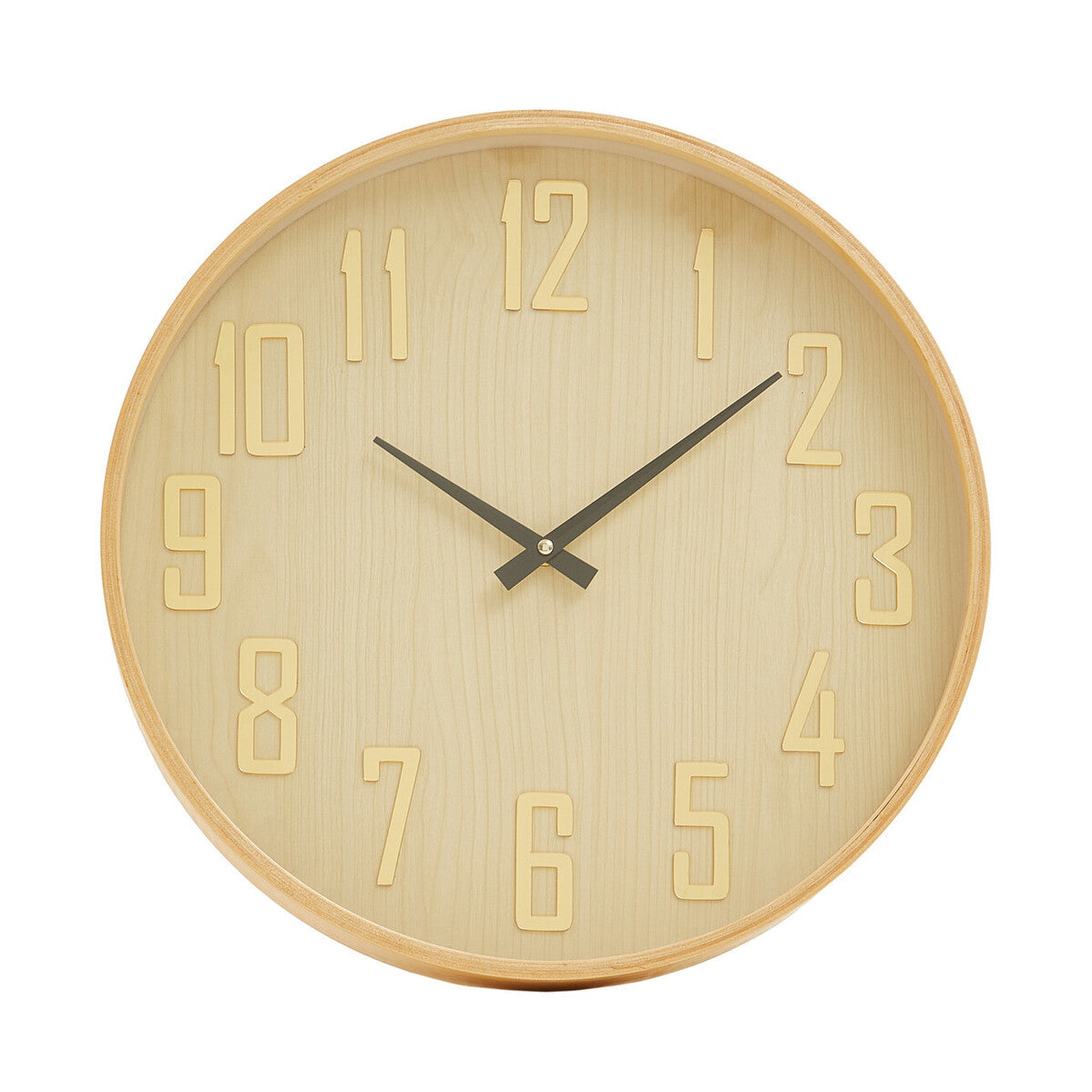 40cm Dia Natural Wall Clock | Vitus