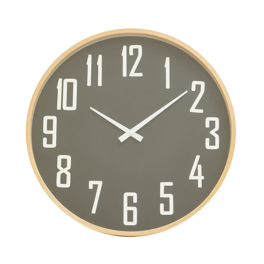 30cm Dia Black Wall Clock | Vitus
