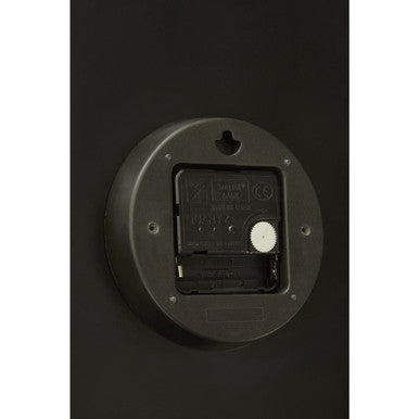 Vitus 30.5cm Dia Black and Gold Wall Clock