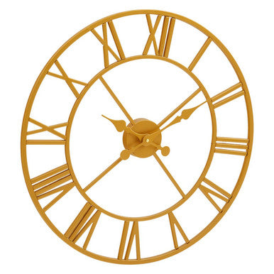 56cm Dia Gold Finish Wall Clock | Vitus