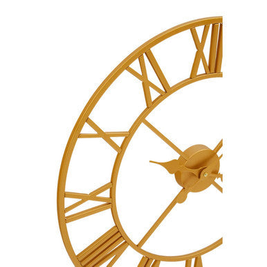56cm Dia Gold Finish Wall Clock | Vitus